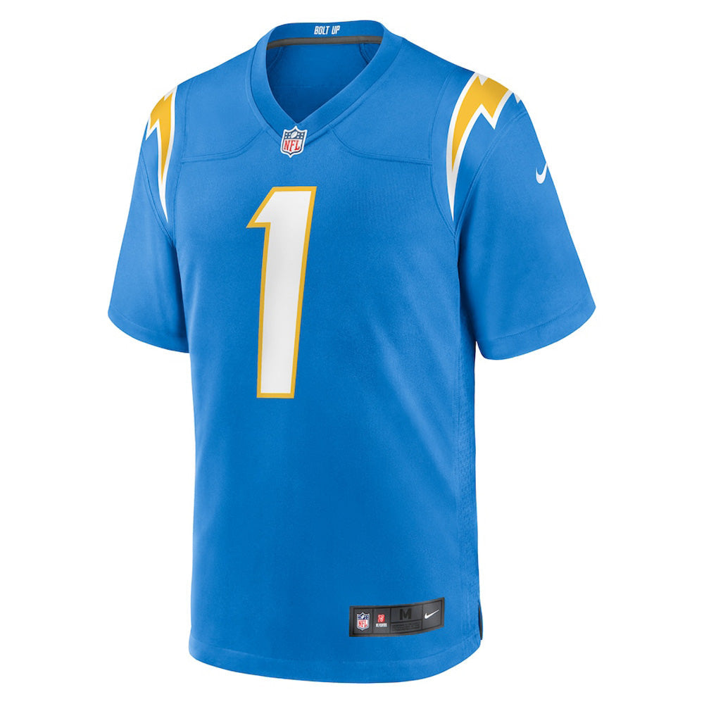 Youth Los Angeles Chargers Quentin Johnston Game Jersey - Powder Blue